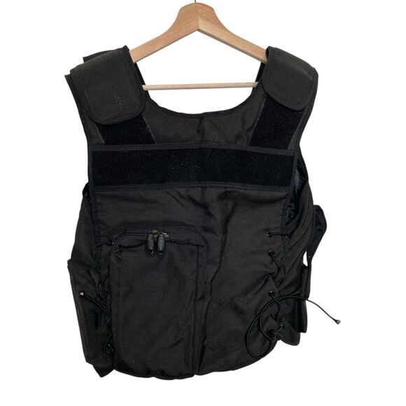 UTG Mens One Size Police Tactical Law Enforcement Vest Adjustable Hunting - Picture 4 of 12